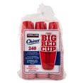 thumbnail image 1 of Tasse Jetable en Plastique Rouge 18oz (532ML) / Tasse Froide en Plastique / Grande Tasse Jetable pour Fête, 1 of 2