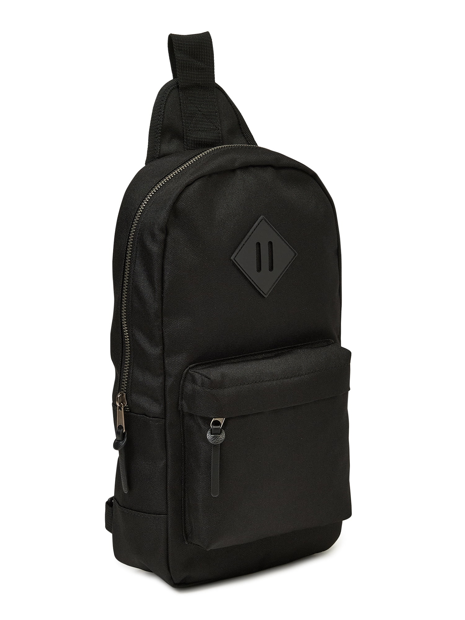 No Boundaries Men's Cargo Sling Bag, 100% Nylon, Multiple Colors