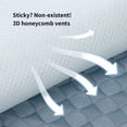 thumbnail image 4 of Stroller Cooling Pad, Baby Stroller Ice Mat, Breathable Stroller Cushion for Summer, Universal Seat Liner for Car Seat Dining Chair Safety Seat, 4 of 11