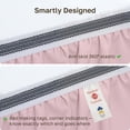 thumbnail image 5 of California Design Den 100% Organic Cotton Fitted Sheet Twin Only - Lightweight and Crisp Deep Pocket Fitted Sheet for a Snug-Fit (Pink - Chalky Tone), 5 of 9