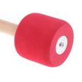 thumbnail image 3 of Percusión Del Mazo de Del Palillo Del Mazo Del Bajo con La Manija de Madera , rojo Opción 1 CUTICAT Palillo de tambor bajo, 3 of 7