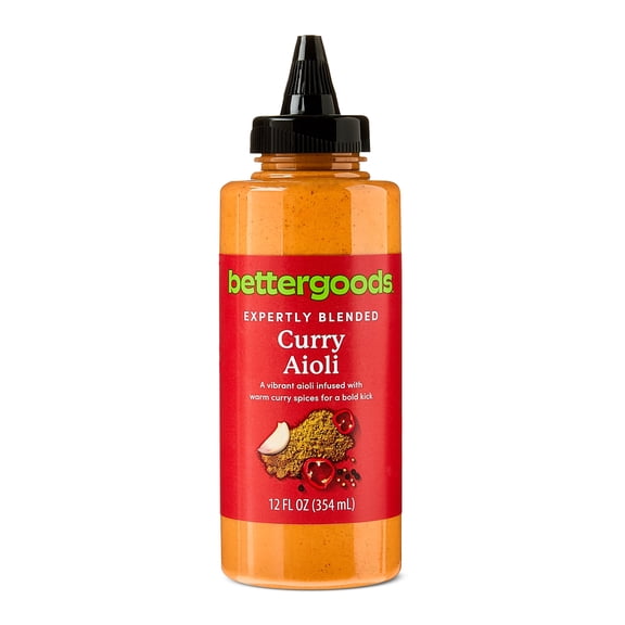 bettergoods Expertly Blended Curry Aioli, 12 fl oz Bottle