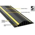 thumbnail image 4 of 2" High Garage Door Flood Barrier Threshold Kit ‘GARADAM’ (16'3") | Flexible PVC | Complete Kit Includes 3 Adhesives | GaraDry, 4 of 8