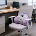 thumbnail image 1 of Dvkptbk back cushion Cartoons Office Lumbar Support Cushion and Chair Back Lumbar Support Cushion Seat Pillow Office Desk Pillow for Long Periods of Sitting, 1 of 6