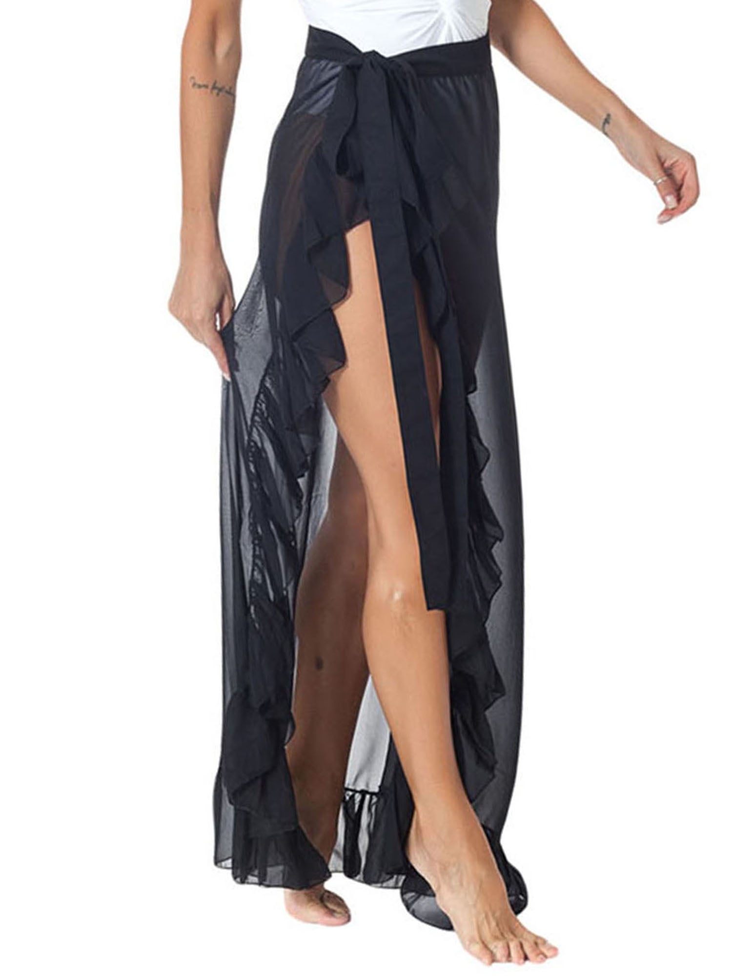 swimsuit cover up skirt wrap