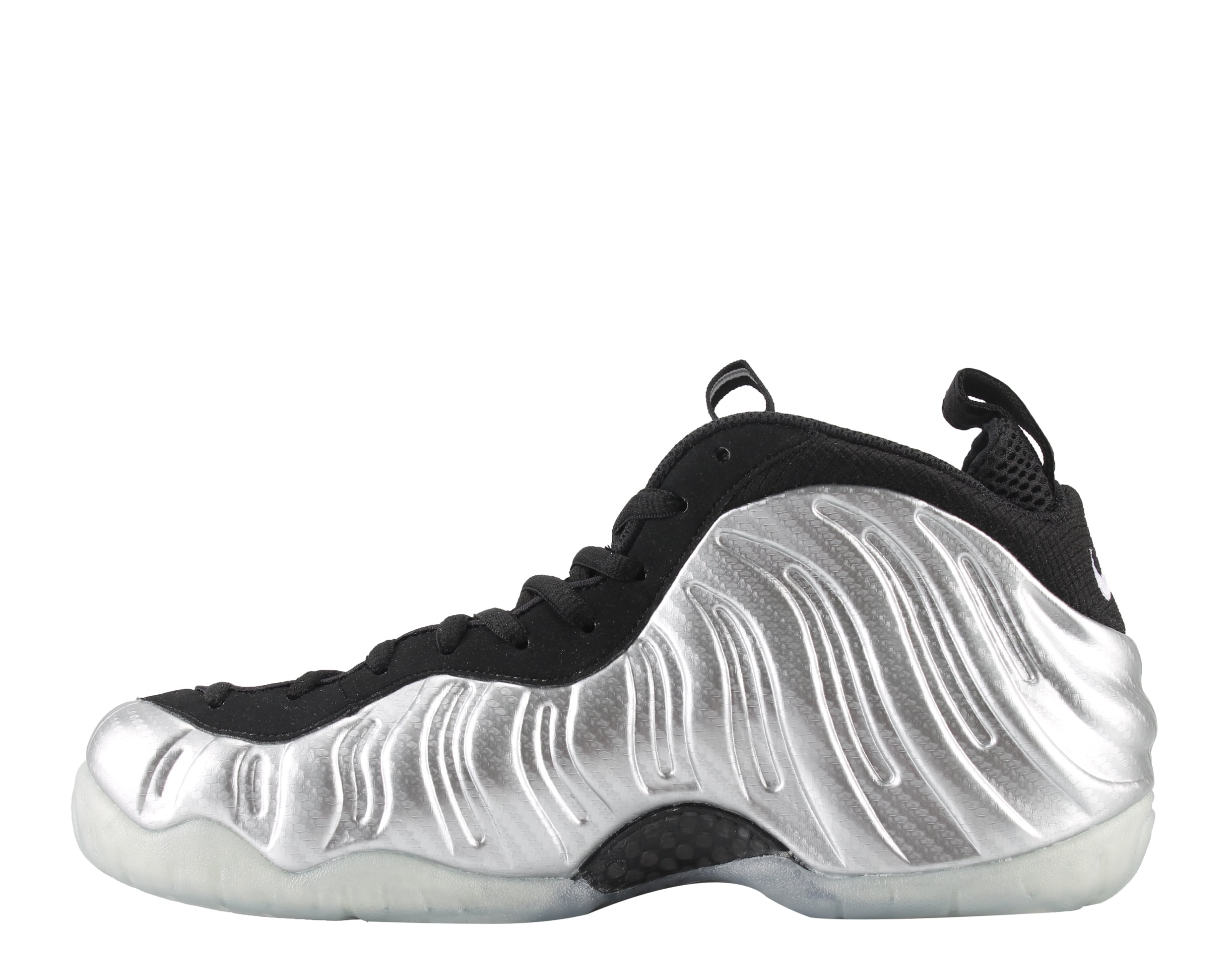 nike foamposite silver