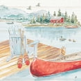 thumbnail image 3 of Brissonnet, Daphne 12x12 Black Modern Framed Museum Art Print Titled - Lake Moments III, 3 of 5