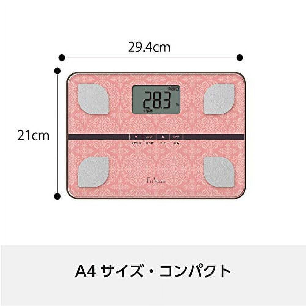 Tanita body weight Body composition meter pink FS-102 PK Fit scan Power on  just by riding 