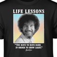 thumbnail image 2 of Teelocity Bob Ross Life Lessons Black Short Sleeve Graphic Tee, 2 of 4