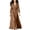 Brown, variant on Western Dresses for Women Long Sleeve Lapel Button Shirts Maxi Dress Casual Lightweight for Vacation Beach with Belt Army Green XL