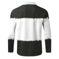 thumbnail image 5 of Vedolay Mens Polo Shirts Casual Plaid Patchwork Turndown Long Sleeve Button Shirt White,M, 5 of 5