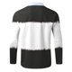 thumbnail image 4 of Gibobby Playera polo hombre Hombres Casual Otoño Invierno Manga larga Turndown Neck Shirt Impreso Camiseta Top Blusa(Blanco,G), 4 of 5