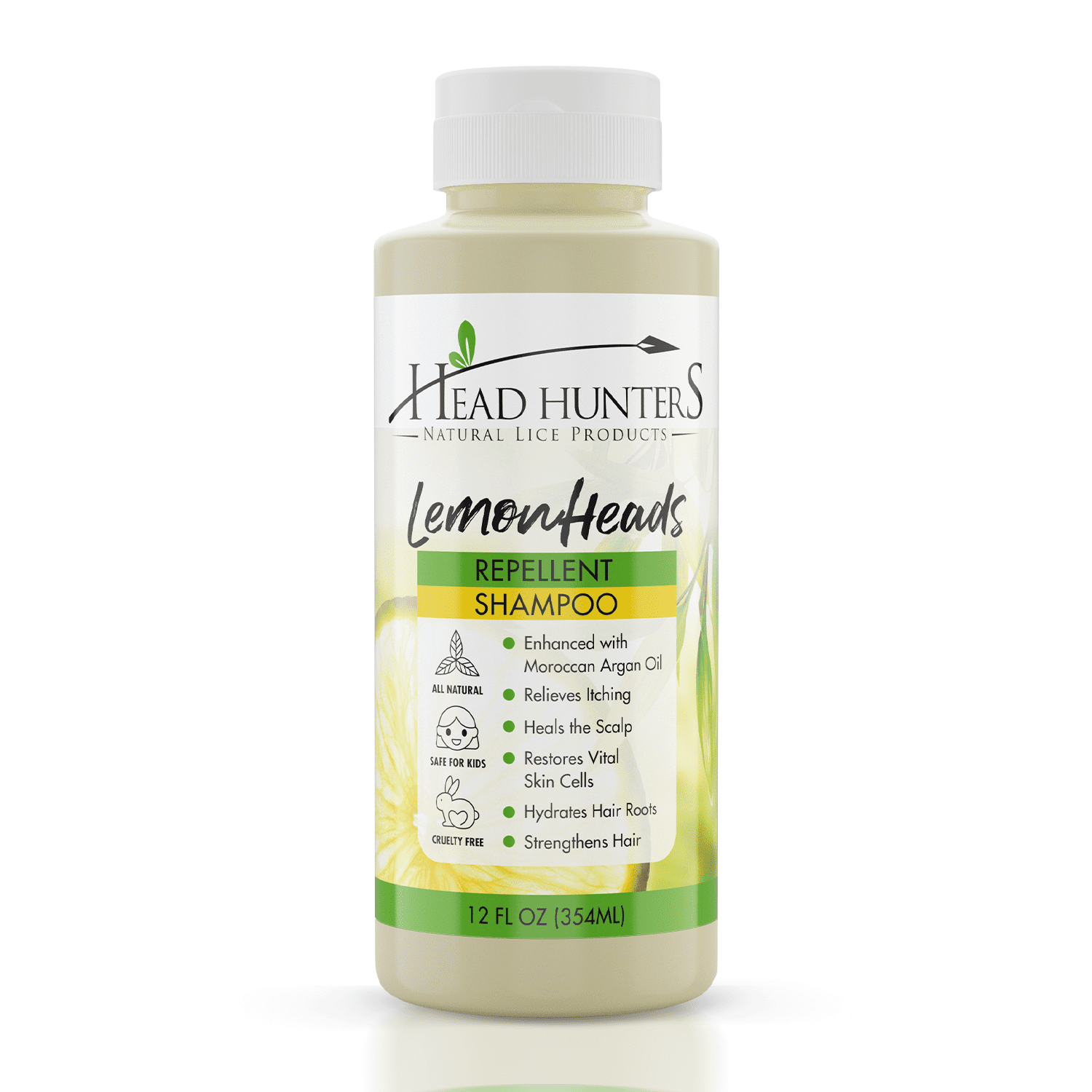 Head Hunters Naturals Lemon Heads Lice Repellent Shampoo Head Lice