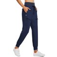 thumbnail image 1 of Pantalones de senderismo ligeros Joggers BALEAF para mujer, color azul M, 1 of 7