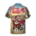 thumbnail image 2 of Be My Valentine's Exotic Shorthair Truck Full of Love Flower Balloon Hawaiian Shirt Breathable Summer Unisex Merch Cat Lover Kitten Owner Gifts - 02029, 2 of 6