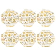 thumbnail image 2 of Disketp Farm Bee Cute Honey Funny Coasters,6 Pcs Leather Coasters With Holder, Perfect Housewarming Hostess Gifts,Protect Furniture From Water Marks Scratch And Damage, 2 of 9