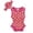 1-Hot Pink, variant on Sleeveless Pineapple Tassel Baby Girl Romper Outfit with Headband and Jumpsuit for Summer Comfort 1-White 0-3 Months