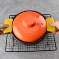 thumbnail image 2 of CMrtew Silicone Heat-Shield Handle Cover Fireproof Grips with Auto-Color Alert & Non-Slip Texture, Ergonomic Pot Handle Protector for Stovetop/Oven/Grill Cooking, 2 of 7