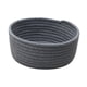 thumbnail image 5 of Cesta de almacenamiento tejida, organizador de artículos diversos, contenedor de almacenamiento portátil Gris oscuro, 5 of 9