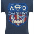 thumbnail image 2 of DC Comics Justice League Logo du Bouclier Écusson Factice T-Shirt / L, 2 of 5