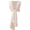 thumbnail image 4 of Uqiangy Chiffon Scarf for Women Beach Scarf for Women Chiffon Shawl Shawl Wraps for Womenl Summer Wrap Summer Shawls for Women Lightweight Dress Shawl Beige S, 4 of 4