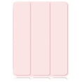 thumbnail image 2 of Dteck Trifold Stand Case for iPad 9th 8th 7th Generation 10.2-inch,Magnetic Smart Leather Case Clear PC Auto Sleep/Wake Back Cover Built-in Pencil Holder for iPad 10.2" 2021/2020/2019,Pink, 2 of 11