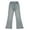 Light Blue, variant on Girls Flare Jeans Sparkly Bling Glitter Bootcut Denim Jeans Kids Gradient Daily Wear High Elastic Waist Bell Bottoms Jean Teen Girl Preppy Solid Color Pants with Pockets Toddler Girl Clothes