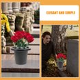 thumbnail image 3 of GOOHOCHY 2Ud Soporte Para Flores De Cementerio Negro Con Base De Loto Y 16 Agujeros Para Jarrón, 3 of 8