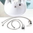 thumbnail image 1 of Shampoo Bed Faucet Kit, Salon Shampoo Bowl Faucet Sprayer Kit Easy Installation Hot Cold  Sealing  for Replacement, 1 of 7
