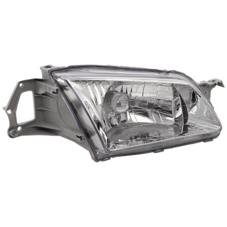 Headlamp Assembly Compatible with 1999-2000 Mazda Protege 1.6L 2.0L I4 ZM-DE FS-DE FS-DET 170HP Replaces 3161119RAS MA2503114 BJ0E51030A HALOGEN 3161119RAS