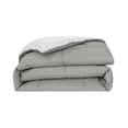 thumbnail image 2 of Modern Threads Down Alternative Reversible Comforter White & Gray King, 2 of 19