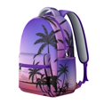 thumbnail image 2 of Hawaii Tropical Wind Palm Leaves Print Backpack: Perfect Gift for High School College Students, Durable Lightweight Laptop Daypack, Large Capacity for Campus Commute, 2 of 6