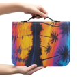 thumbnail image 2 of HELLHERO Palm Sunset Bible Carrying Case, Protective PU Leather Church Bible Bag for Christian Prayer Outdoor Study, Lightweight Bible Carrying Case Bag, 2 of 12