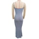 thumbnail image 1 of Vestido largo con tirantes finos de punto acanalado,Vestido largo con tirantes finos para mujer Vestido largo con tirantes finos de punto acanalado para mujer Vestido largo con tirantes finos de mujer Rendimiento incomparable, 1 of 3