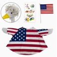 thumbnail image 2 of PEIBang Patriotic Porch Goose Outfit,4th of July Style Goose Outfit Set for Outdoor Garden Party Patio Yard Decoration, 2 of 6
