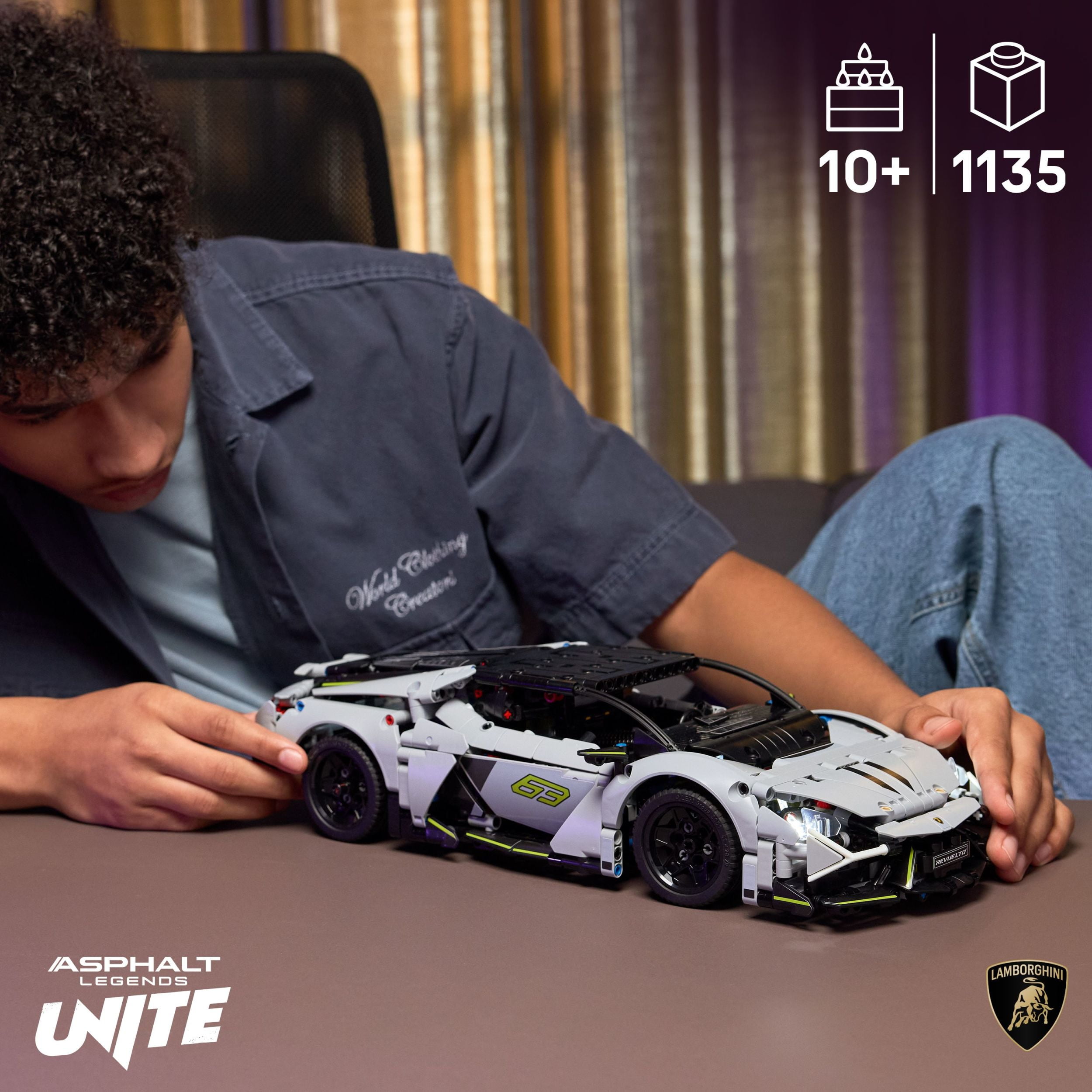 LEGO Technic Lamborghini Revuelto Super Sports Car Toy - Building