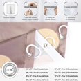 thumbnail image 6 of Valentine''s Day Shower Curtain, Bokeh Heart Wall Glitter Love Theme Romantic Bathroom Curtain Waterproof Fabric Machine Washable with Hooks, 36" Wx72 L, 6 of 6