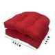 thumbnail image 2 of Xiao Hua Juego de 2 cojines para silla de interior y exterior, aptos para terraza, jardín, ratán, tatami, color negro., 2 of 5