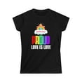 thumbnail image 3 of Proud LGBT Love is Love Lesbian Gay LGBT Rainbow Gay Pride Shirts for Women, 3 of 8