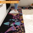 thumbnail image 6 of Farmhouse Mushroom Kitchen Rugs and Mats Set of 2, Mushroom Kitchen Rug Non-Slip Washable Floor Mat for Kitchen Home Decor - 17x29 and 17x47 Inch, 6 of 6