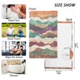 thumbnail image 6 of Yayeee 100% Cotton Hand Towels for Bathroom 16" x 28" Soft Absorbent Kitchen Towel, Artistic Desert Waves, 6 of 7