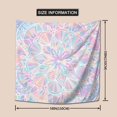 thumbnail image 5 of YFYANG Colorful Mandala Floral Texture Tapestry, Bedroom Dormitory Living Room Decoration Tapestrys Wall Hanging , 59 x 59 in, 5 of 9