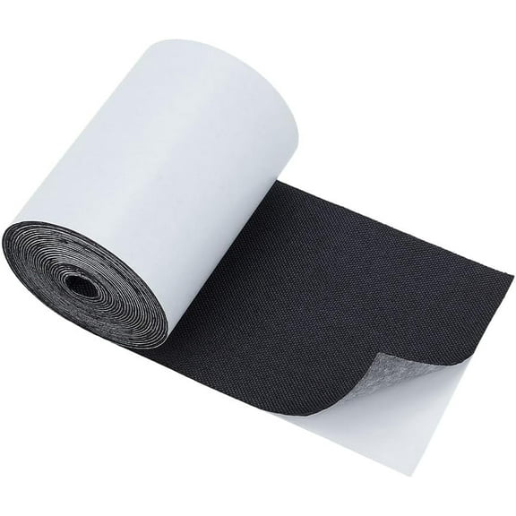 157x4 Inch Self Adhesive Fabric Repair Patch Linen Fabric Patches Fabric Repair Kits for Couch Furniture Chair Car Seats Headboards Black Black 1roll