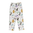 thumbnail image 6 of Fotbe Colorful Poodle Dog Women's Pajama Pants,Sleepwear Pants,Pj Bottoms Drawstring And Pockets-Medium, 6 of 7
