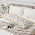 thumbnail image 6 of Rainbow Sunshine Body Pillow Cover 20 x 54 Inch Decorative Pillow Cover Rainy Cute Yellow Border Lumbar Pillowcase Seasonal Rectangle Cushion Case for Couch Sofa Bed Living Room, 6 of 9