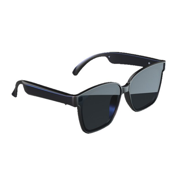Gafas de sol con audio Bluetooth, lentes inteligentes polarizadas, negras