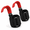 Red, variant on Black Weight Lifting Straps with Hooks for Deadlifts and Pull Ups