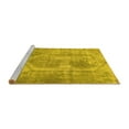 thumbnail image 2 of Ahgly Company Machine Washable Indoor Rectangle Abstract Yellow Modern Area Rugs, 5' x 8', 2 of 4