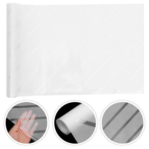 UPOUART Transparent Static Cling Window Privacy Film Peel and Stick Non Adhesive Indoor Glass Decor