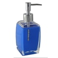 thumbnail image 3 of Bathroom Set 5-pc, Filled w/ Blue Flakes, Seashells & Starfish Toothbrush Holder, Toilet Brush Scrubber, Soap Dispenser, Soap Holder, Elegant Seashells & Starfish Decorative Toiletry Storage Set, 3 of 5